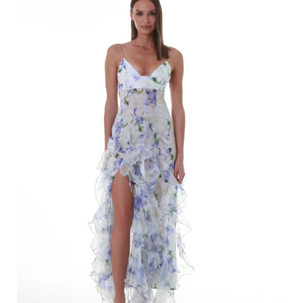 MENTI Iris Flower Dress size S small
